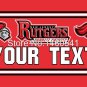 Rutgers Scarlet Knights YOUR TEXT Flag 3ft x 5ft Polyester Banner Flying