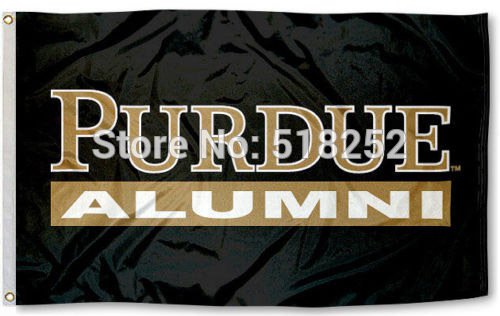 PU Alumni Boilermakers Purdue Flag 3x5FT 100D Polyester Custom flag grommets