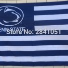 Penn State Nittany Lions Stripes American Outdoor Indoor Hockey Flag 3X5 FT