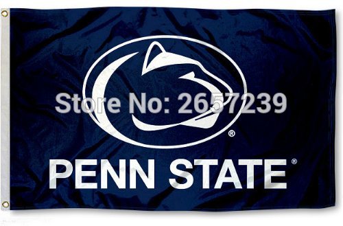 Penn State Nittany Lions University Flag 3x5FT  banner 100D 150X90CM Polyester