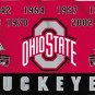 Ohio State University Buckeyes Flag OSU Gray Large Banner Flag 3x5 FT