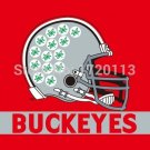The Ohio State University Buckeyes Flag 3ft x 5ft Polyester Banner Flying