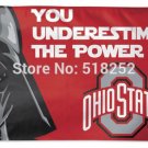 Ohio State Buckeyes Flag 3x5 FT 150X90CM Banner 100D Polyester flag