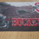 Ohio State Buckeyes USA Stripe Star Banner Flag 3X5FT