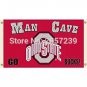 Ohio State Buckeyes Man Cave 100D 150X90CM Polyester brass grommets custom66