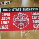 3X5FT  Ohio State Buckeyes Flag US stripes banner custom flag 100D