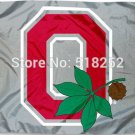Ohio State University Buckeyes Flag 3x5 FT 100D Polyester flag brass grommets