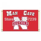 Nebraska Cornhuskers  Flag 3x5FT100D 150X90CM Polyester brass grommets custom66,