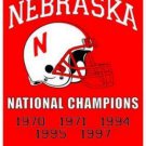 3X5FT Nebraska Cornhuskers Champion flag  banner 100D