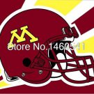 Minnesota Golden Gophers Helmet Flag 3ft x 5ft Polyester  Banner