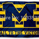 University of Michigan Wolverines Flag UM Hail to Victors Banner Flag 3x5 FT