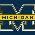 Michigan Wolverines Logo Hand Flag 3x5 FT CM Club Team Banner 100D Polyester