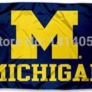Michigan Wolverines flag 150X90CM 3X5FT  100D Polyester grommets custom009