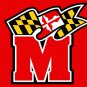 Maryland Terrapins Hand Flag 3x5 FT Basketball Club Team Banner 100D Polyeste