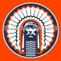 Illinois Fighting Illini Chief Flag Banner Red Brass Grommets Size 3x5FT