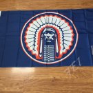 Illinois Fighting Illini flag 3ftx5ft 100D Polyester Flag metal Grommets custom