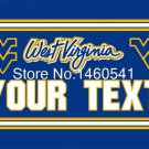 West Virginia Mountaineers YOUR TEXT Flag 3ft x 5ft Polyester Banner Flying