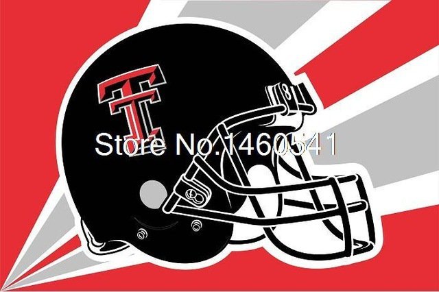 Texas Tech Red Raiders Helmet Flag 3ft x 5ft Texas Tech Red Raiders Flying