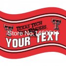 Texas Tech Red Raiders YOUR TEXT Flag 3ft x 5ft Polyester Banner Flying