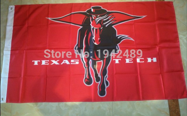 3ftx5ft Texas Tech Red Raiders flag Banner 100D Polyester Flag metal Grommets