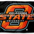 Oklahoma State University Cowboys Flag OSU Black Flag 3x5 FT brass metal holes