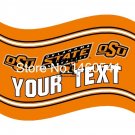 Oklahoma State Cowboys YOUR TEXT Flag 3ft x 5ft Polyester  Banner Flying