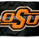Oklahoma State Cowboys University Large College Flag 3x5 FT metal holes Flag