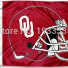 Oklahoma college OU Sooners Football Helmet Large Outdoor Flag 3x5 FT Banner