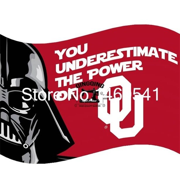 Oklahoma Sooners Wars Flag 3ft x 5ft Polyester Banner Flying