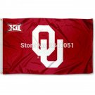 Oklahoma Sooner Schooner Team American Outdoor Indoor Football  Flag 3X5 FT