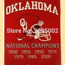 University of Oklahoma Sooners College  Flag Polyester grommets 3x5 FT