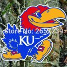 Kansas Jayhawks Tree Camo Flag 3x5 FT Polyester brass grommets custom