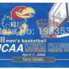 Kansas Jayhawks Flag 2008 National Basketball Champions 3x5 FT' banner flag