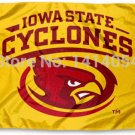 Iowa State Cyclones ISU Gold Flag 3x5 ft 100D Polyester flag brass grommets 001
