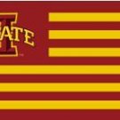 3x5ft Iowa State Cyclones Striped flag banner with 2 metal grommets 100D