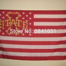 Iowa State University Cyclones American Team USA Star And Stripe Flag 3X5 ft