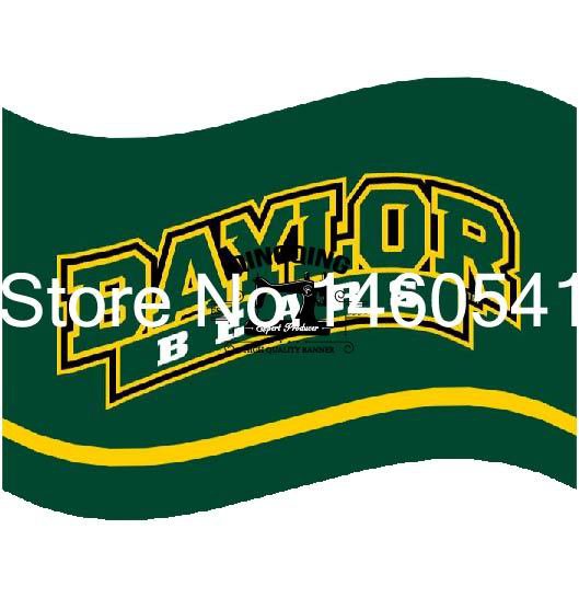 Baylor Bears Flag 3ft x 5ft Polyester  Flying Size No.4 90x 150 cm QingQing Flag