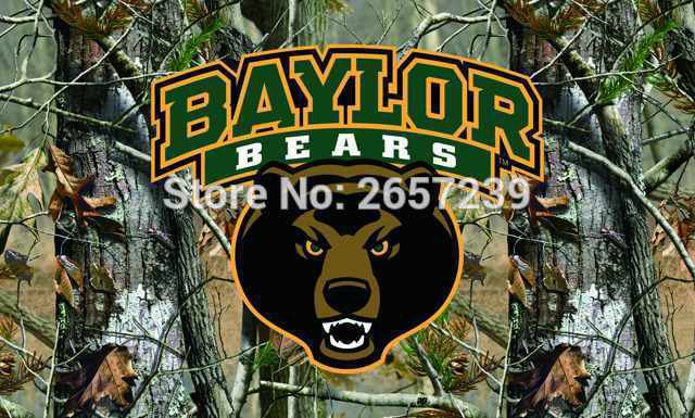 Baylor Bears Tree Camo Flag 3x5FT  banner Polyester brass grommets custom66