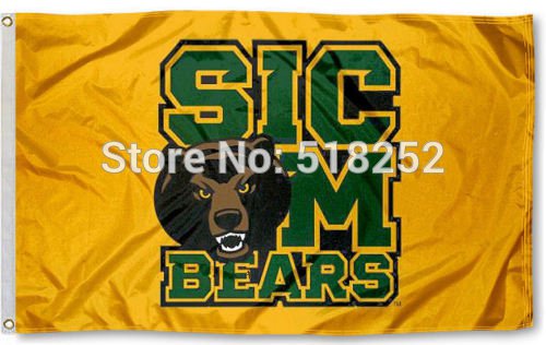 Baylor Bears Sic Em Bears Flag Polyester  3x5FT  100D Custom flag grommets 6038