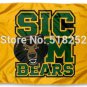 Baylor Bears Sic Em Bears Flag Polyester  3x5FT  100D Custom flag grommets 6038
