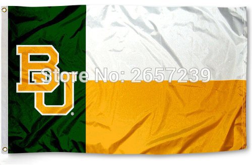 Baylor Bears Texas State Flag 3x5FT Polyester brass grommets custom66