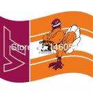 Virginia Tech Hokies Flag 3ft x 5ft Polyester Banner Flying