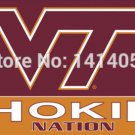 Virginia Tech VT Hokies Flag  3X5FT Banner 100D Polyester grommets custom009,