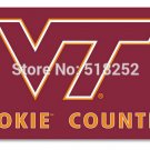Virginia Tech Beware Hokies Country Flag 3x5 FT  Polyester Custom flag grommets