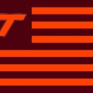 Virginia Tech Hokies With Modified US Flag 3ft x 5ft Polyester  Custom flag