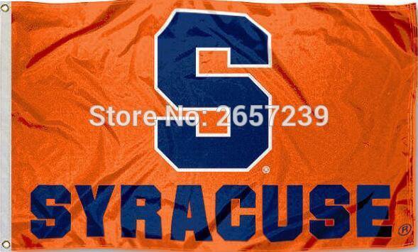 Syracuse Orange logo FLAG 3x5FT  150X90CM Polyester brass grommets custom66