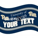Pittsburgh Panthers YOUR TEXT Flag 3ft x 5ft Polyester  Banner Flying