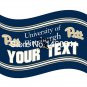 Pittsburgh Panthers YOUR TEXT Flag 3ft x 5ft Polyester  Banner Flying