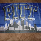 University of Pittsburgh Panther Skyline flag 3x5FT  banner150X90CM