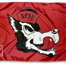 North Carolina State Wolfpack Throwback Logo college banner 3X5ft Flag